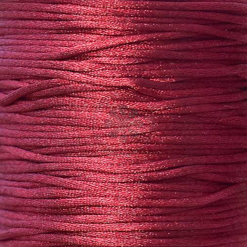 Galantéria - (1267) Saténová šnúrka, 1.5 mm - 1 meter - 17200886_