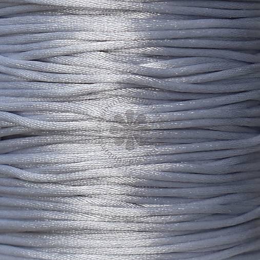 Galantéria - (1270) Saténová šnúrka, 1.5 mm - 1 meter - 17200898_