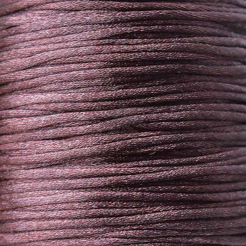 Galantéria - (1286) Saténová šnúrka, 1.5 mm - 1 meter - 17200927_