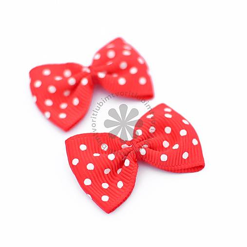 Galantéria - (1496) Ozdobná mašlička, 35x25 mm - 1 ks - 17200936_