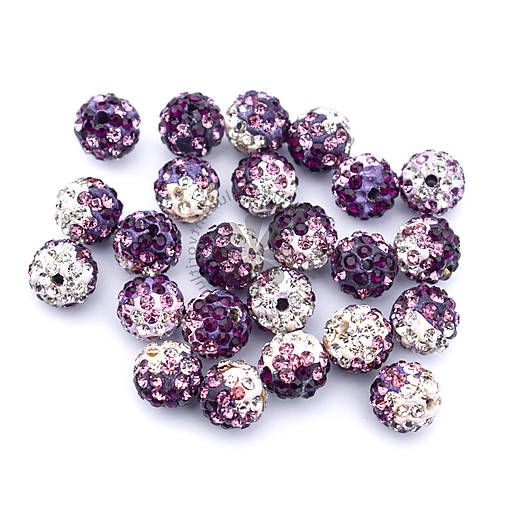 Korálky - (2195) Shamballa, 10 mm - 1 ks - 17201012_