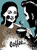 Grafika - Dáš si so mnou kávu?  - 17203280_