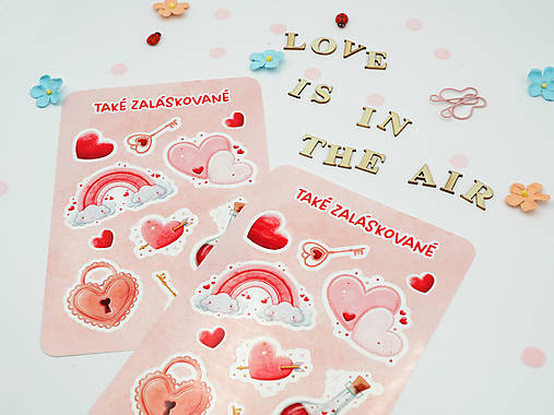 Papier - Také zaláskované - nálepky - 17202190_