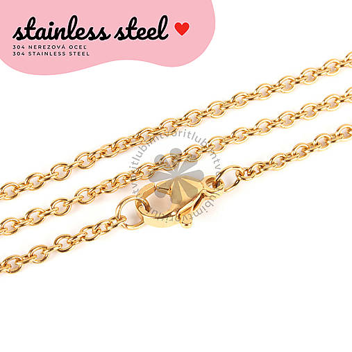 Komponenty - (1244) Retiazka, 50 cm - 1 ks - 17204709_