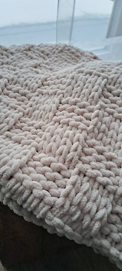 Detský textil - Detská deka LINDA (Béžová) - 17206344_