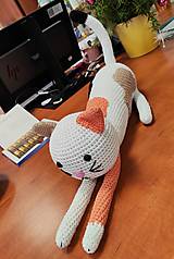 Hračky - Mačka Mačička Micka, cca 50cm - 17204424_