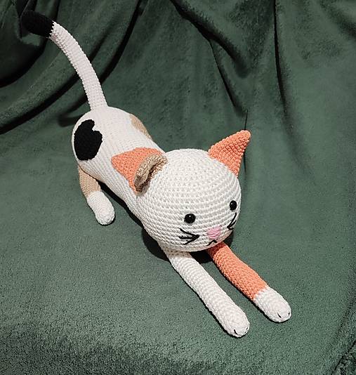 Hračky - Mačka Mačička Micka, cca 50cm - 17204422_