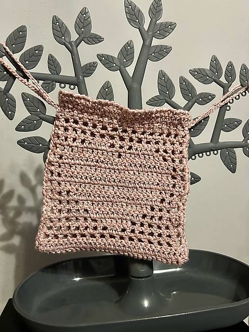 Taštičky - Vrecúško na čokoľvek s motívom srdca (ružové) 13x15cm - 17203574_