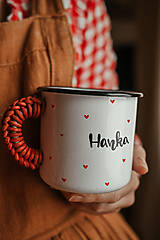 Nádoby - Smaltovaný hrnček - Meno na želanie - 17204318_