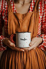 Nádoby - Smaltovaný hrnček - Meno na želanie - 17204319_