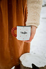 Nádoby - Smaltovaný hrnček - Meno na želanie - 17204323_