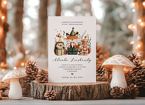 Papiernictvo - Pozvánka na narodeninovú oslavu so zvieratkami - 17209060_