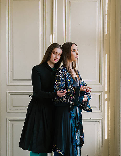 Šaty - Crop kimono so sukňou   - 17206613_