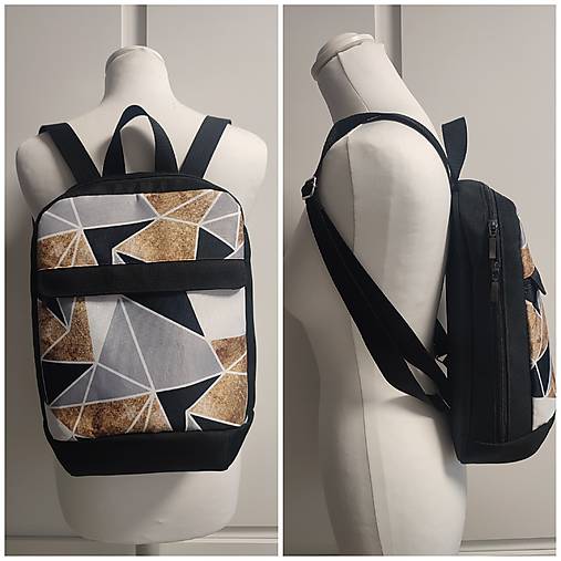 Batohy - Štýlový dámsky batoh -  Geometria (Noel) - 17206665_