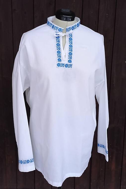 Pánske oblečenie - Folklórna košeľa - pánska - 17207739_