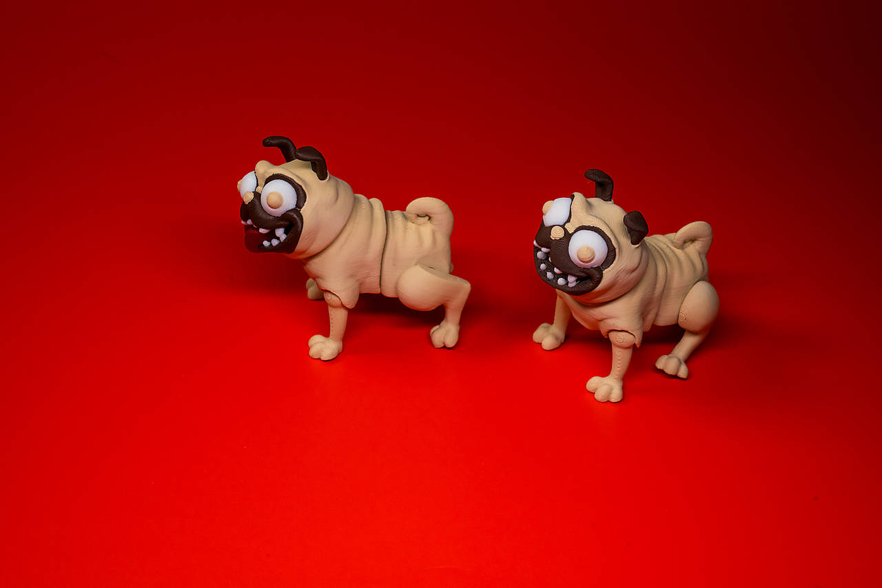 Originálne figúrky mopslíkov – zábava na prvý pohľad!