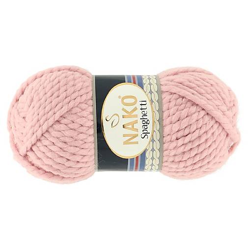 Galantéria - Nako SPAGHETTI (10639 - dymová ružová) - 17209652_