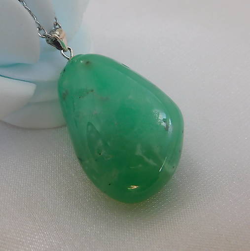 Náhrdelníky - Chryzopras - 17211212_