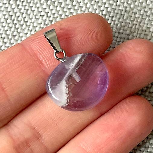 Fluorite Pendant / Prívesok s fluoritom E063