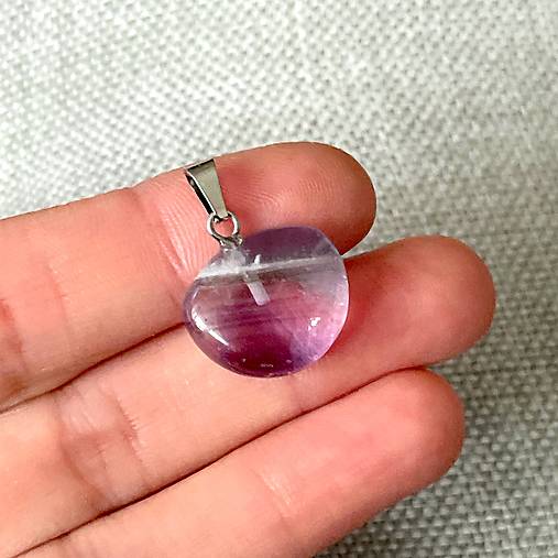 Fluorite Pendant / Prívesok s fluoritom E063