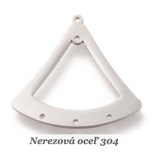 Komponenty - Medzikus - ramienko Trojuholník /M7154/ - nerezová oceľ 304 - 17211264_