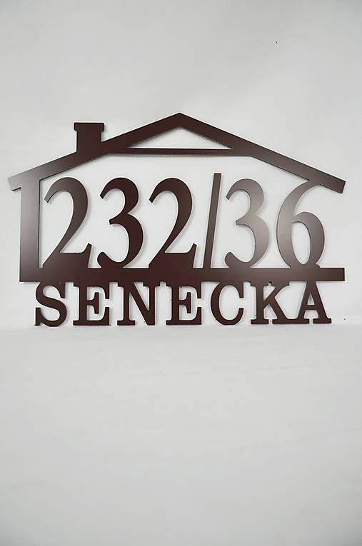 Tabuľky - Číslo na dom: Domček s ulicou - 17209369_