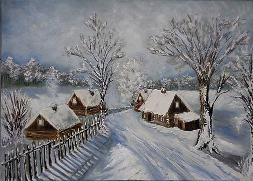 Obrazy - Na konci dediny - 17209374_