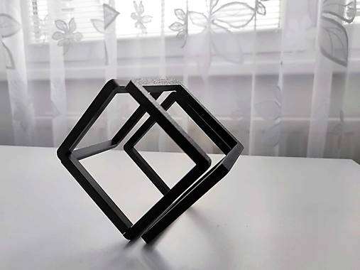 Dekorácie - Dekorácia nekonečná (infinity) kocka 3D - 17210697_