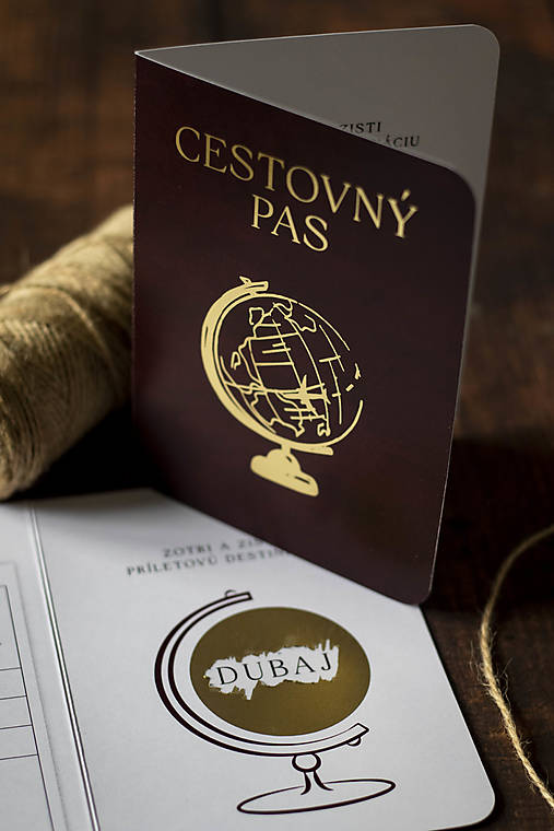 Papiernictvo - Stierací  žreb - Cestový pas  (bordová) - 17214793_