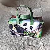 Taštičky - Kozmetická taštička - Panda - 17215254_