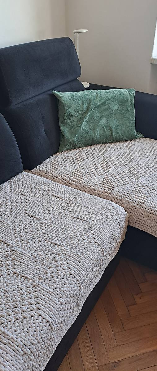 Úžitkový textil - Sada prehozov na sedačku - 17220039_