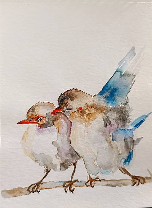 Kresby - šepkajú si - 17221327_