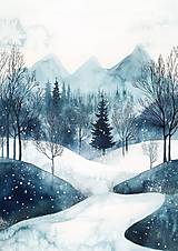 Obrazy - Januárový les (č.263) - 17220252_