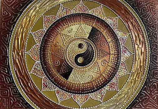Obrazy - MANDALA JING-JANG - 17221119_