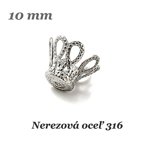 Komponenty - Kaplík 10mm /M4061/ - nerez.oceľ 316 - 17224125_