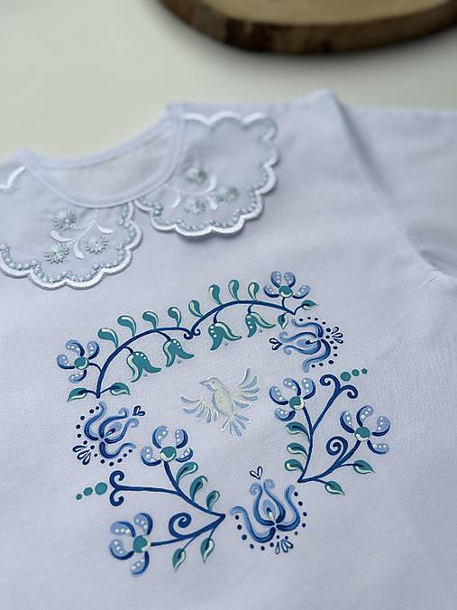 Detské oblečenie - Maľovaná košieľka - 17223335_