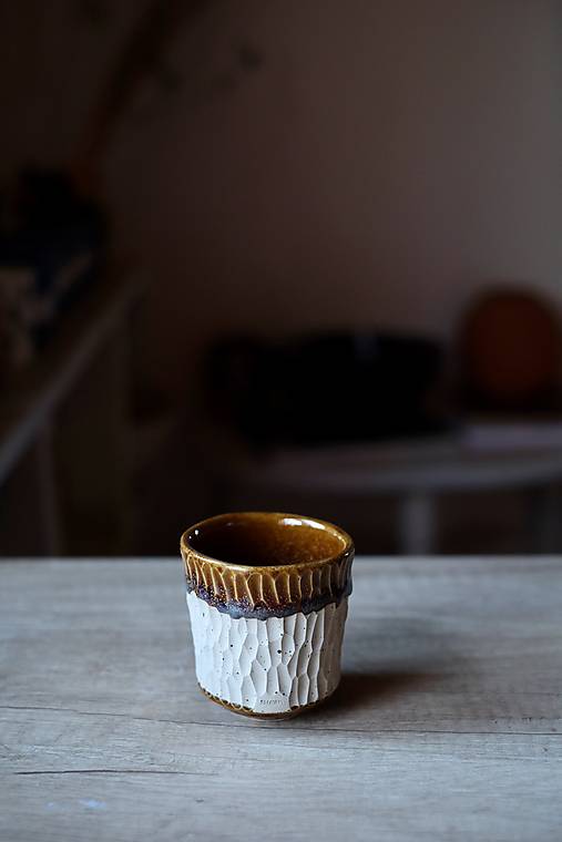 Nádoby - Woodland cup - See through  (Biela) - 17225092_
