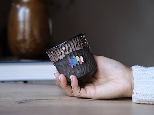 Nádoby - Woodland cup - See through  (dúha) - 17225135_