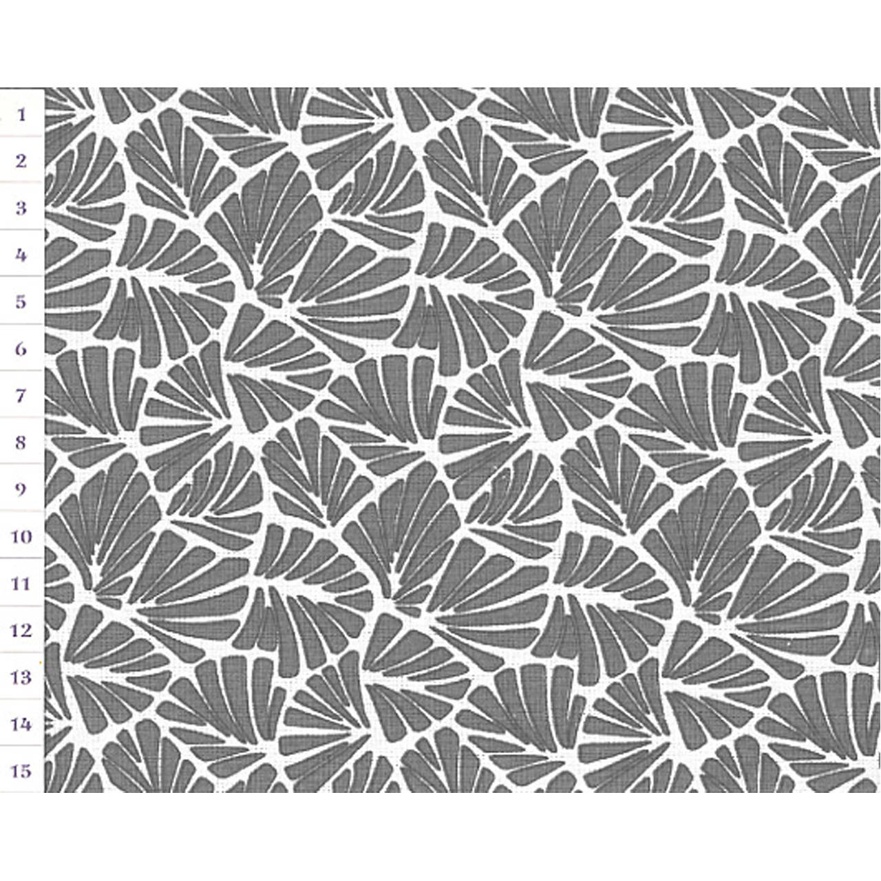 Bavlnená látka CZL Grey, Monstera