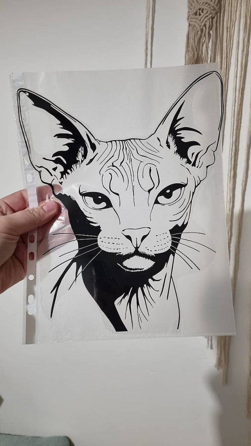 Polotovary - Sphynx - stačí nažehliť - 17225471_