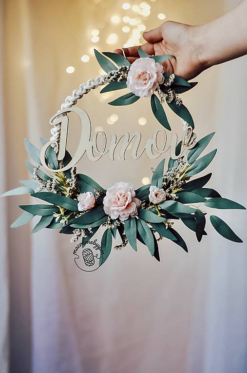 Dekorácie - Macrame venček - Domov - 17225755_