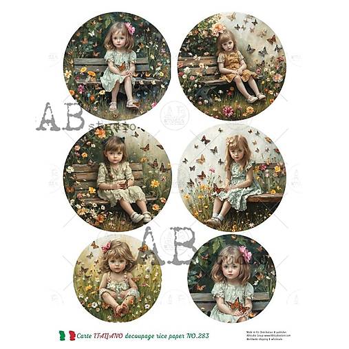 Papier - Ryžový papier 283 AB/ A4 - 17230444_