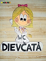 Tabuľky - Menovka - WC dievčatá - 17230175_