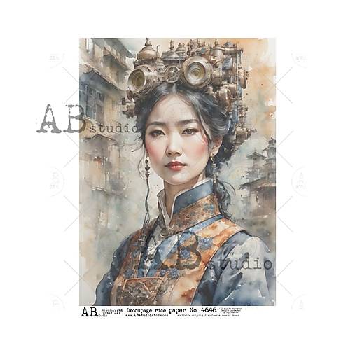 Papier - Ryžový papier 4646 AB/ A4 - 17233870_