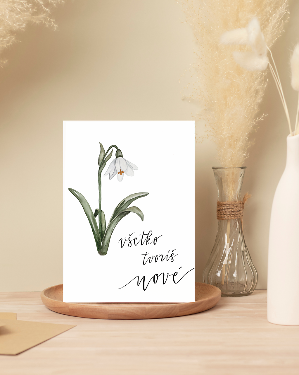 VŠETKO TVORÍŠ NOVÉ - art print 