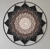 Dekorácie - Mandala Lotosový kvet - 3D - 45 cm - 17234351_