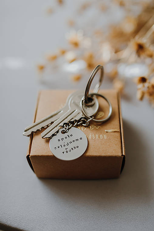 Kľúčenky - Prívesok na kľúče spolu zvládneme všetko - 17239813_