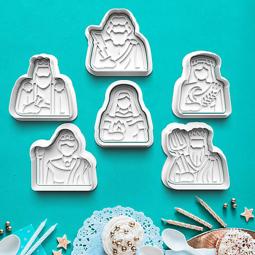 Príbory, varešky, pomôcky - Vykrajovátko s pečiatkou Grécka mytológia 629 - 17238797_