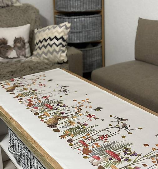 Úžitkový textil - Obrus " Dary lesa " - 17241624_