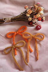 Ozdoby do vlasov - Obláčikové mašle (Jeseň) - 17240757_